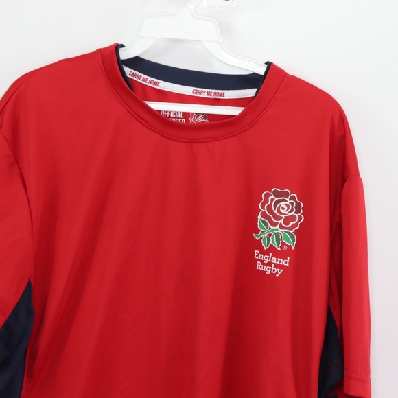 England Rugby Roses National Team Rugby Jersey Red - Picture 2 of 8